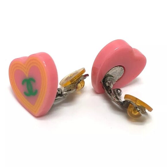 CHANEL Accessories CC Mark CC heart Earrings - Picture 2 of 7